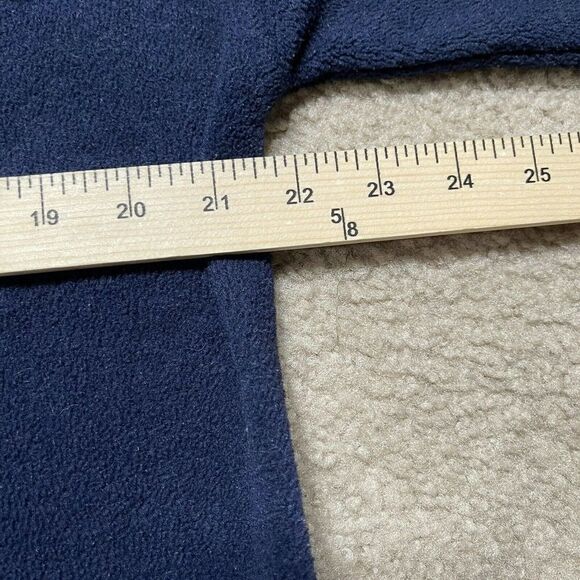 Vintage Cleveland Indians Baseball Large Fleece Pullover Chief Wahoo 90s 1/4 Zip - Picture 11 of 11